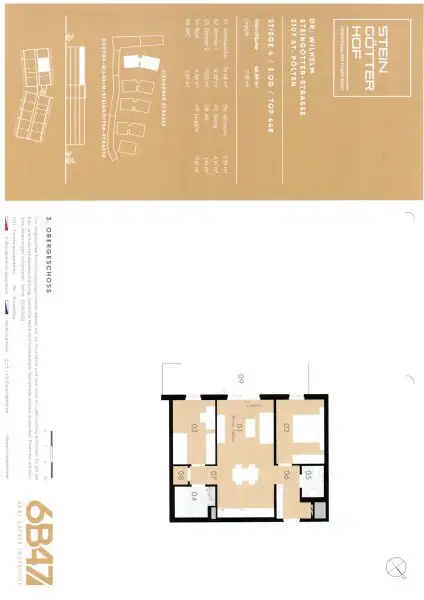 Moderne 3-Zimmer-Wohnung mit großzügiger Terrasse in St. Pölten – Ihr neues Zuhause wartet!