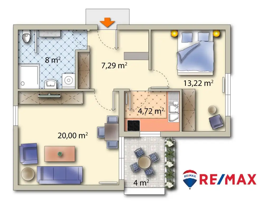 Attraktive 2-Zimmer-Wohnung mit Loggia - nahe Hauptplatz Andritz