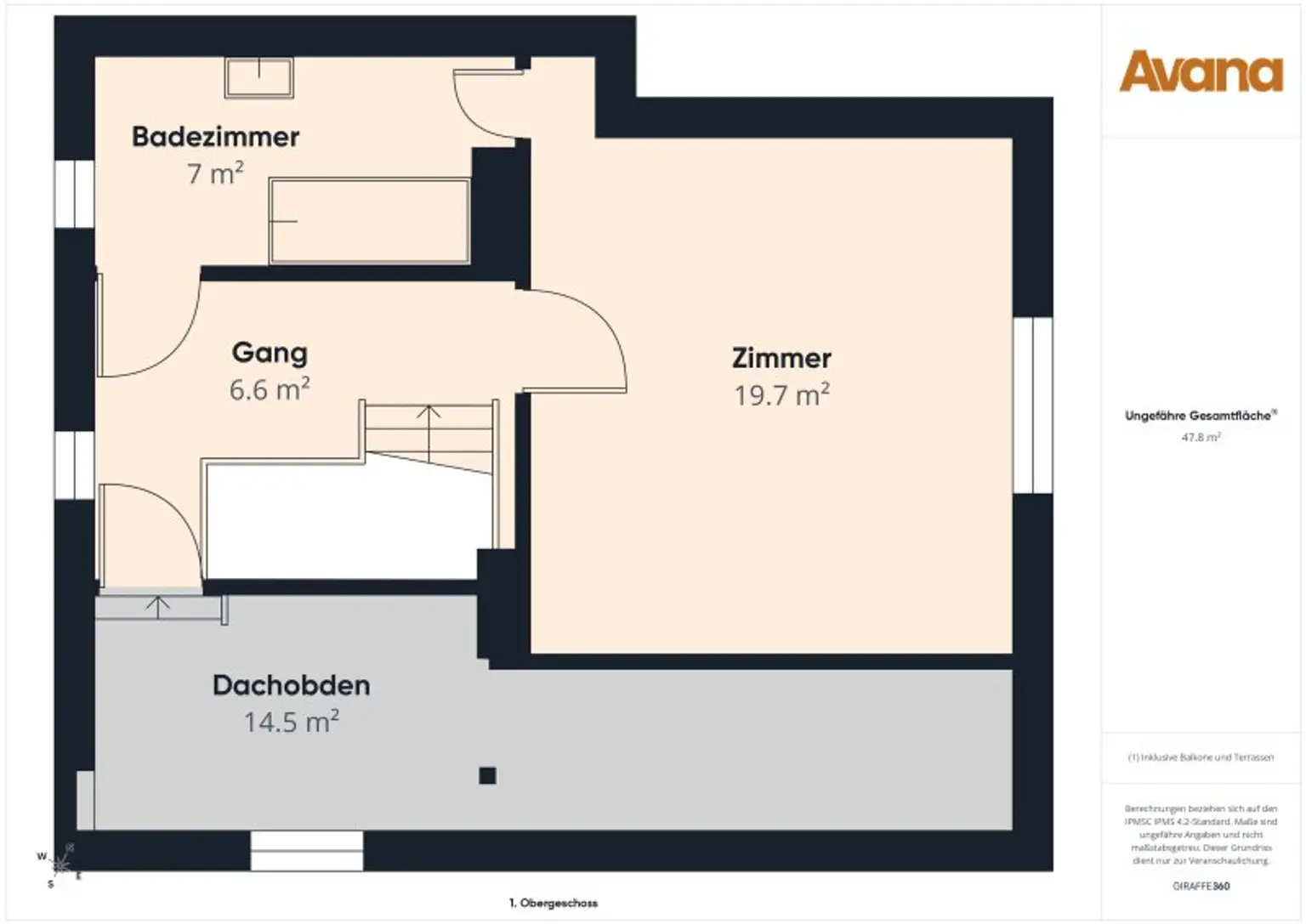 Grundriss Obergeschoss