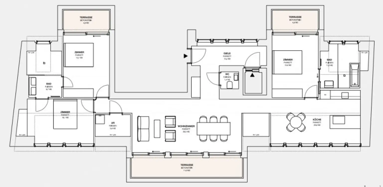 ++MOLLARD 50++ Exclusive 4-room-Penthouse with Stunning Views over Vienna (1/31)