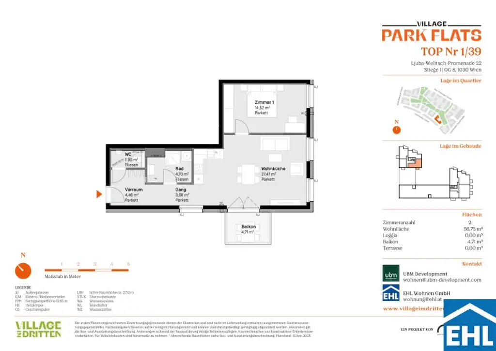 Parknähe und Urbanität – Ihr Anlageobjekt bei den PARK FLATS