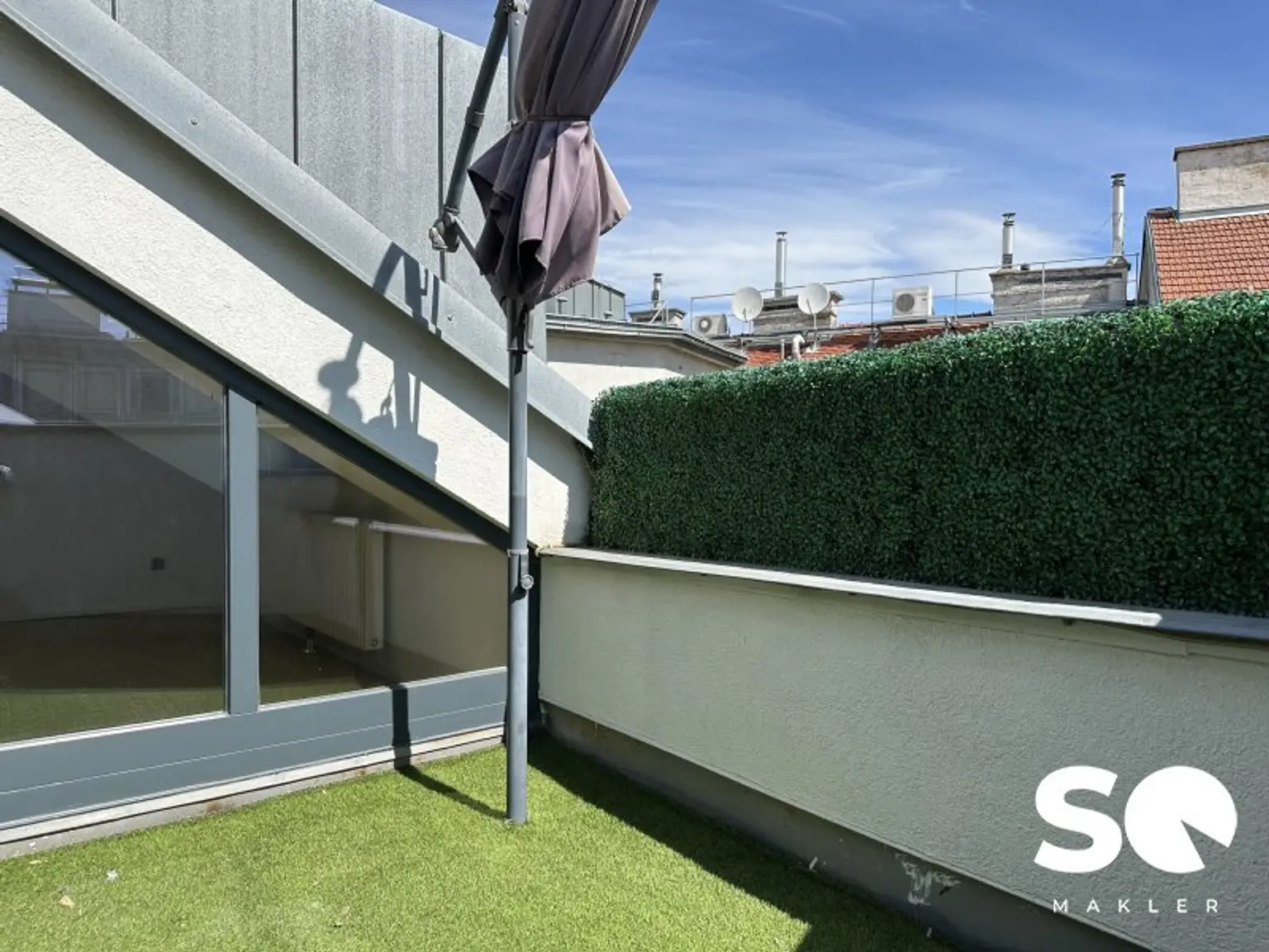 #SQ - DG / LOFT - STILVOLLES WOHNEN MIT SONNIGER TERRASSE BEIM AUGARTEN (GAUßPLATZ) & NÄHE DONAUKANAL (U4)