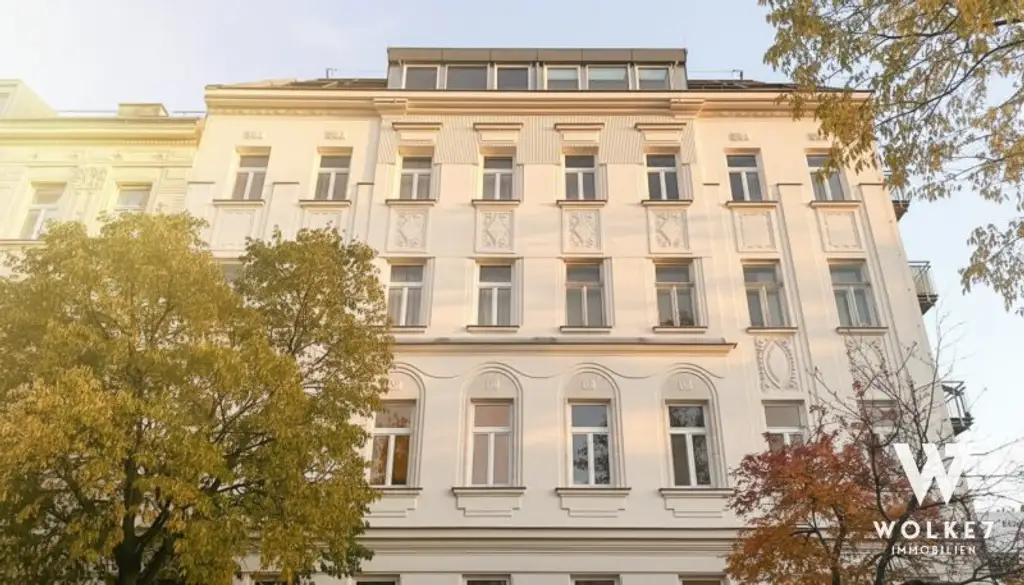 Sanierte 3-Zimmer-Altbauwohnung mit ca. 13,5 m² Balkon I bezugsfertig