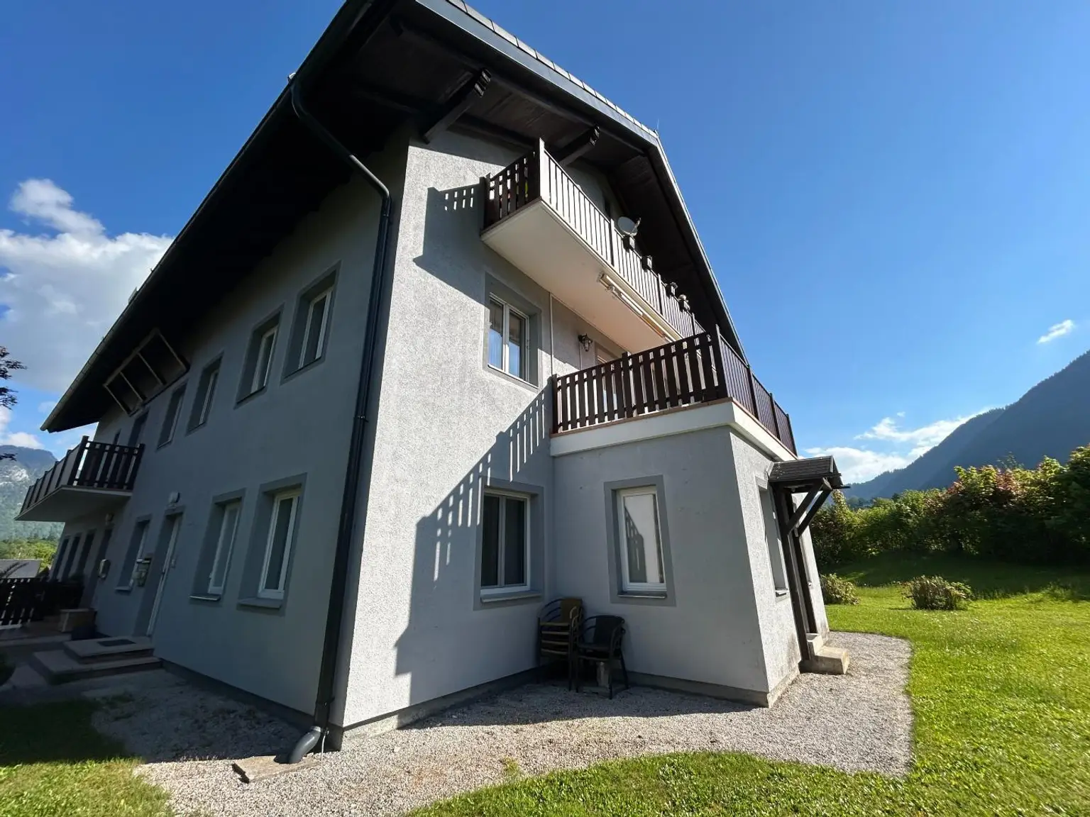 Das Haus von hinten