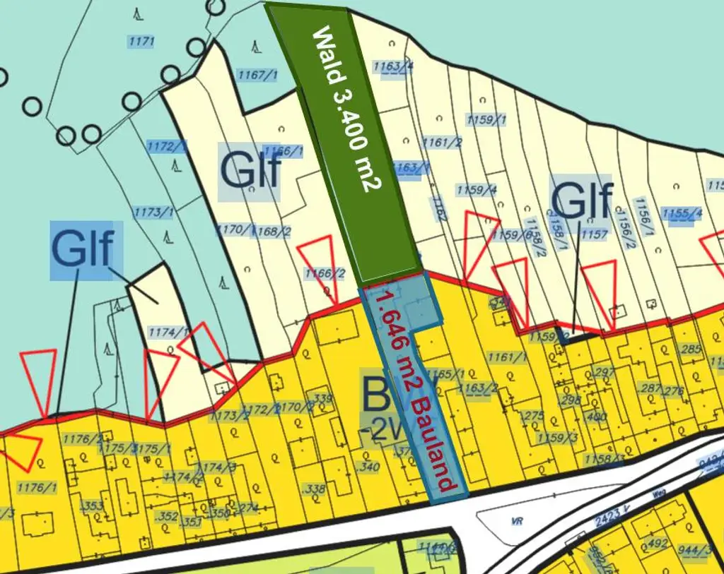 Großes Baugrundstück mit Althausbestand und schönem Waldanteil in Leobendorf.  Für Bauträger/2 Wohneinheiten möglich.