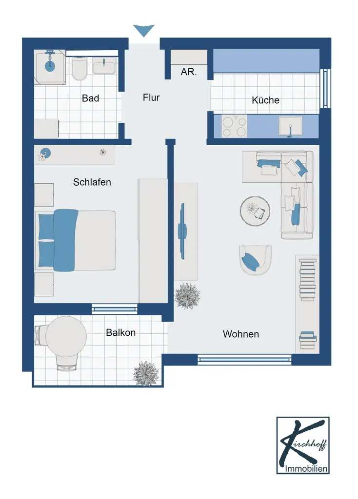 Wohnungsgrundriss