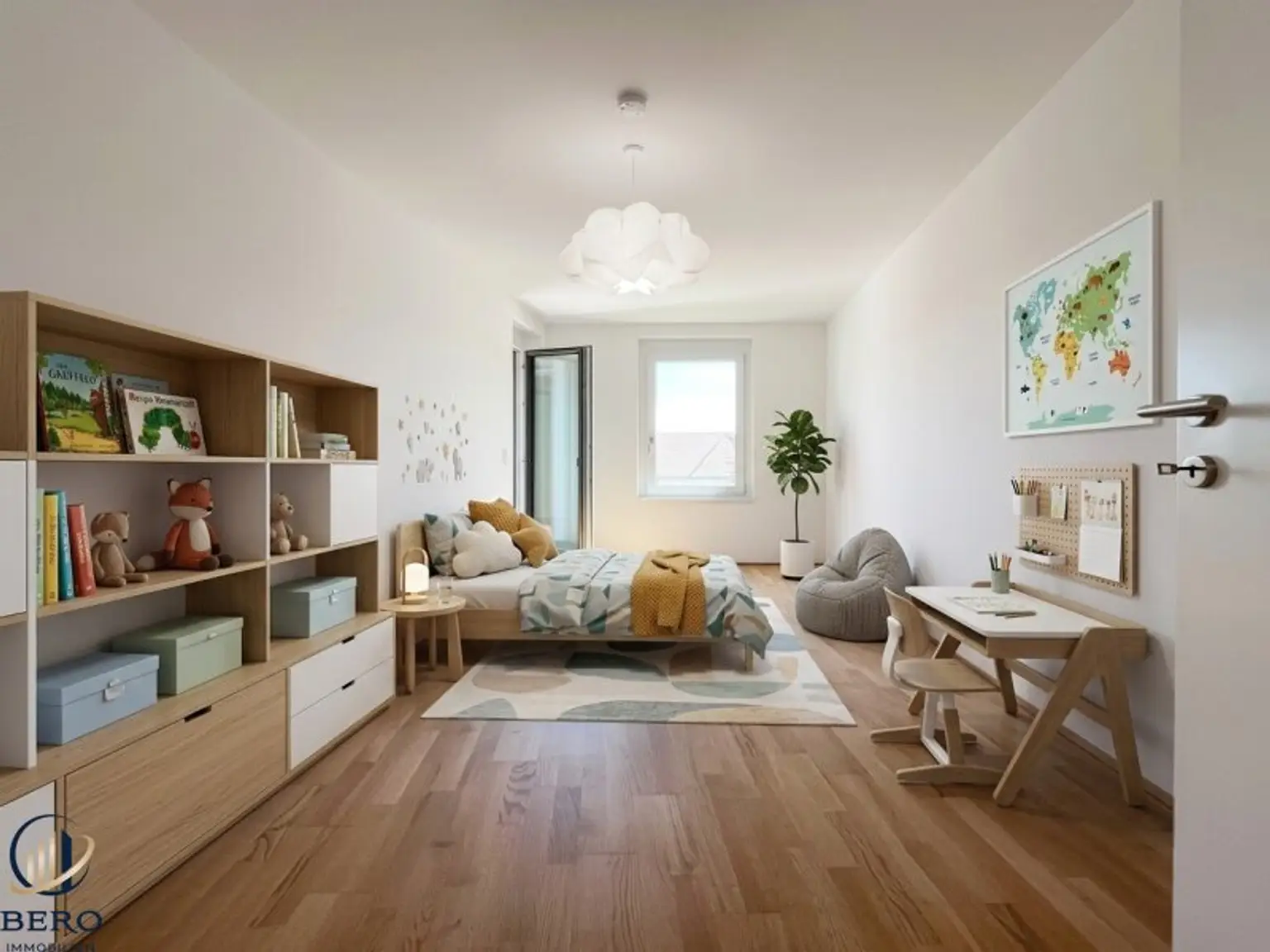 Kinderzimmer (virtuell möbliert)