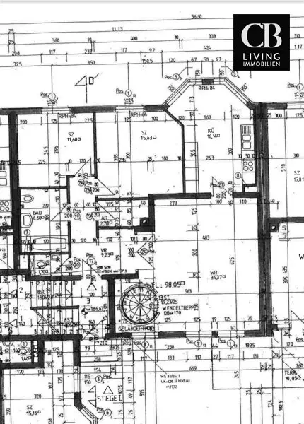 Großzügige 3- Zimmerwohnung in zentraler Grünruhelage!