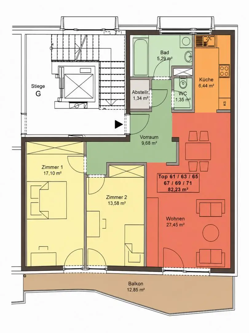 Grundrissplan