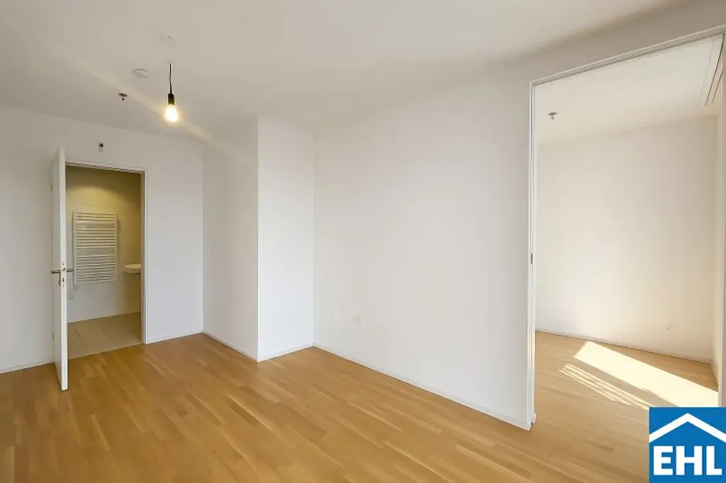 Sonnwendviertel: 2-Zimmer-Wohnung mit Balkon im 3. OG – Fitnessraum, Co-Working & Rooftop-Terrasse inklusive!