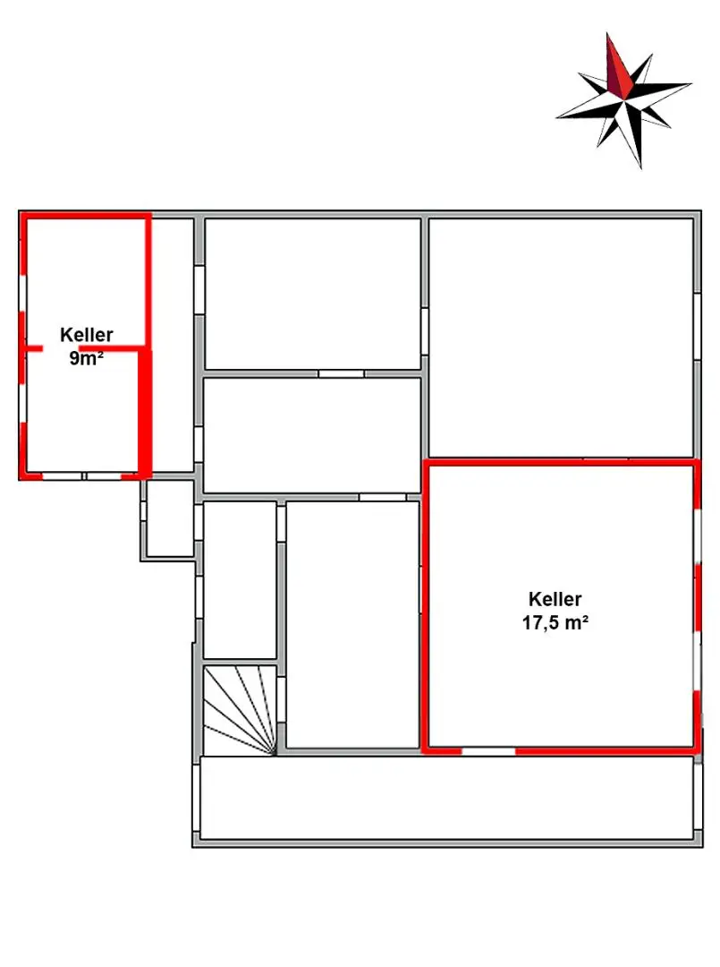 Grundriss Kellergeschoß