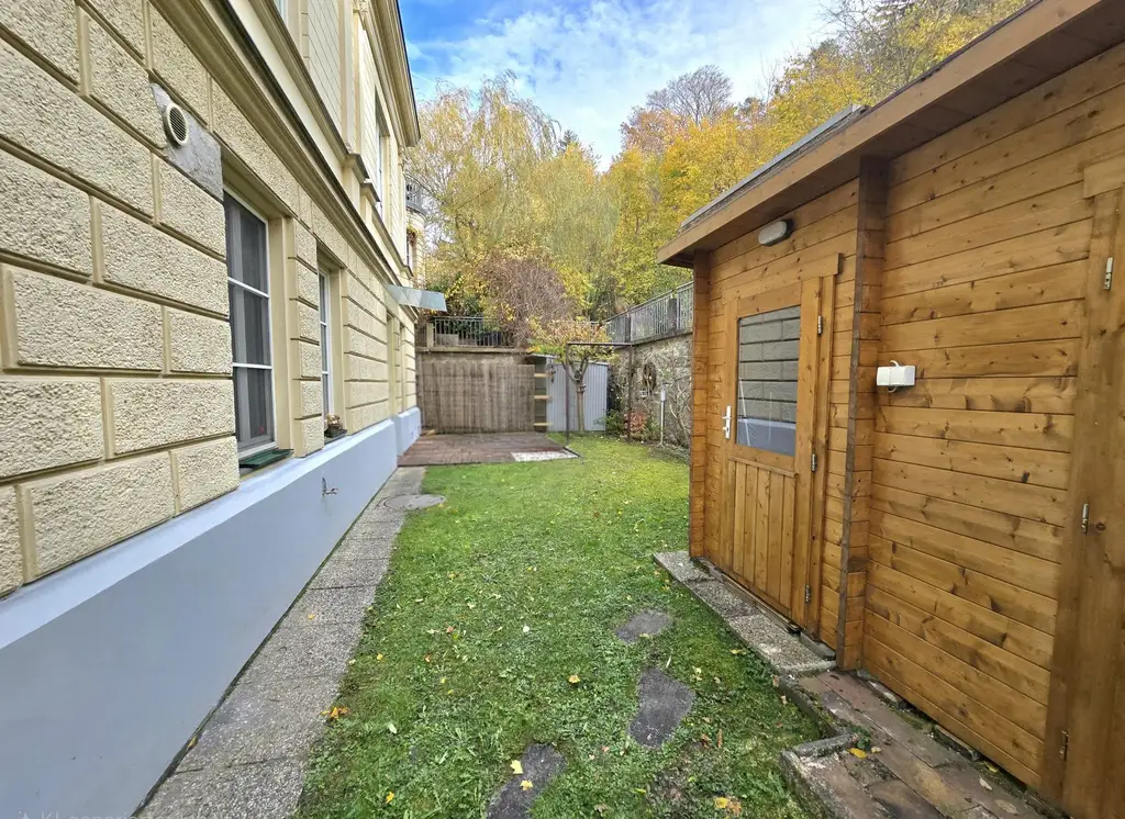 "Wohnen mit Geschichte – Gartenwohnung im Turmhaus Pressbaum"