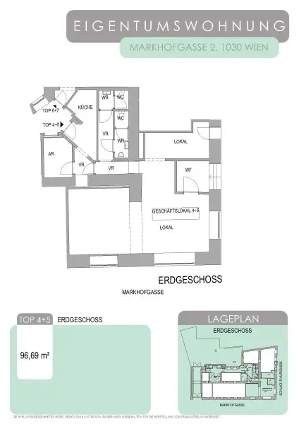 Großzügiges Geschäftslokal in Top-Lage  | 95 m² + Option 64 m² | Rendite 4,92% | U3 Nähe