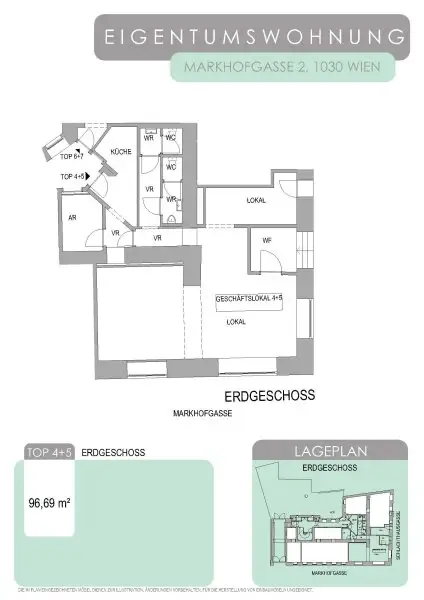 Großzügiges Geschäftslokal in Top-Lage  | 95 m² + Option 64 m² | Rendite 4,92% | U3 Nähe
