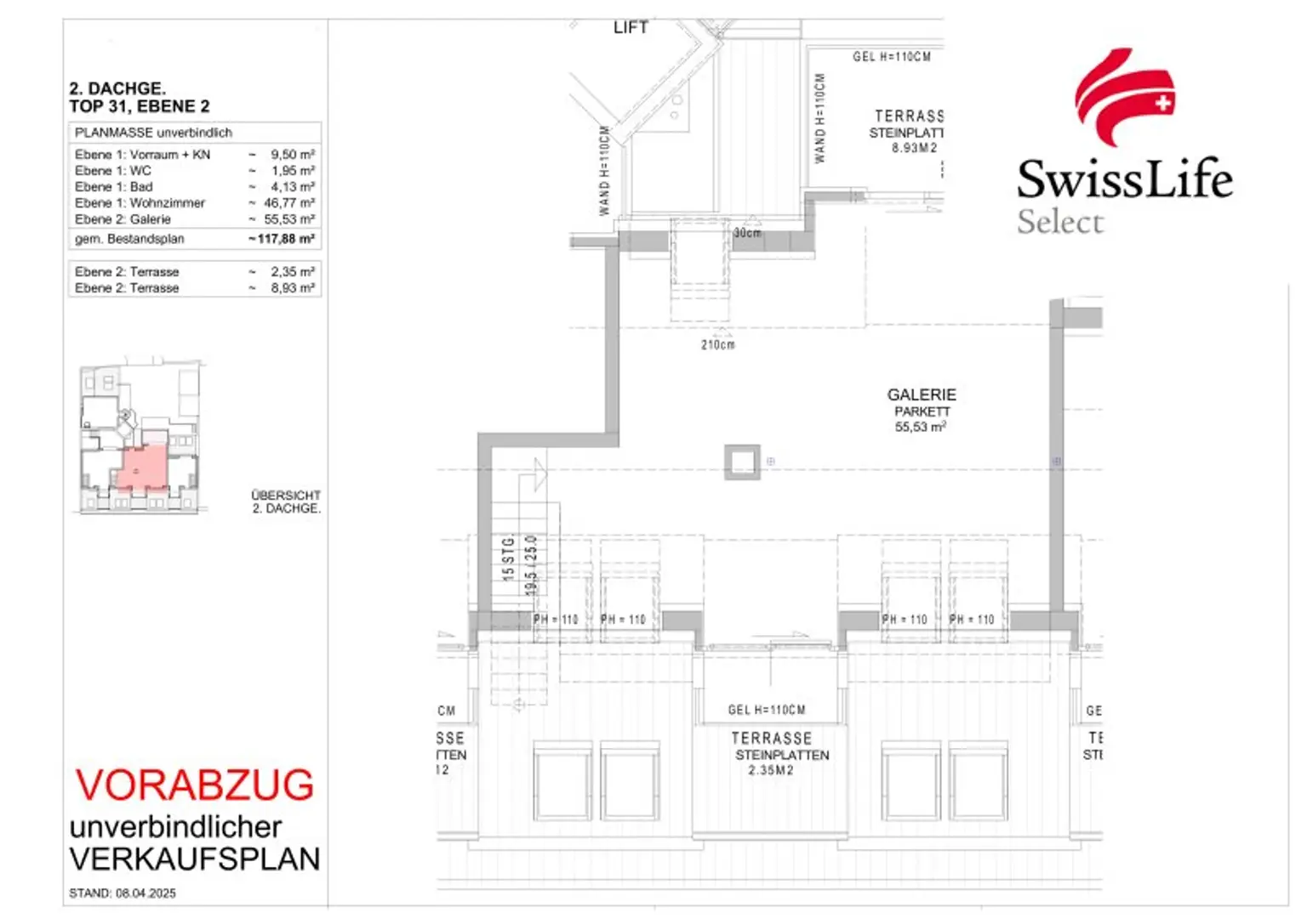 GürtelPanorama – Die große Maisonette über Wien | 3-4 Zimmer möglich