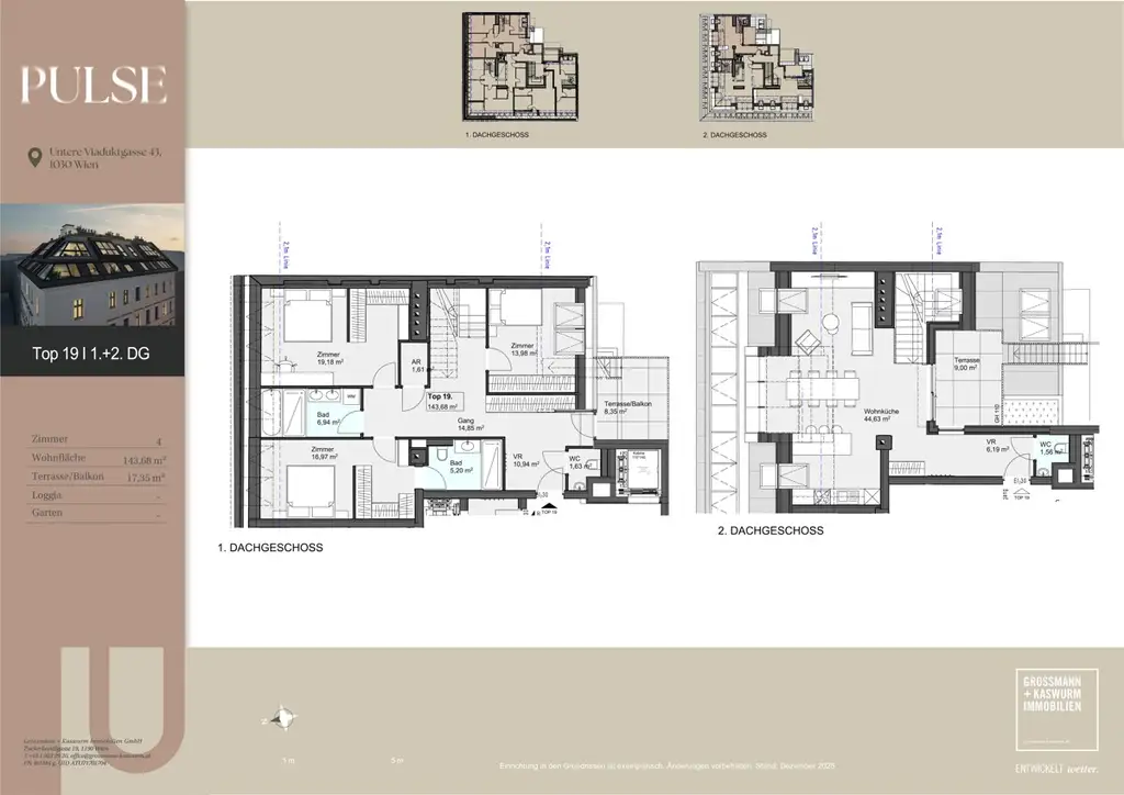 Grundrissplan Top 19