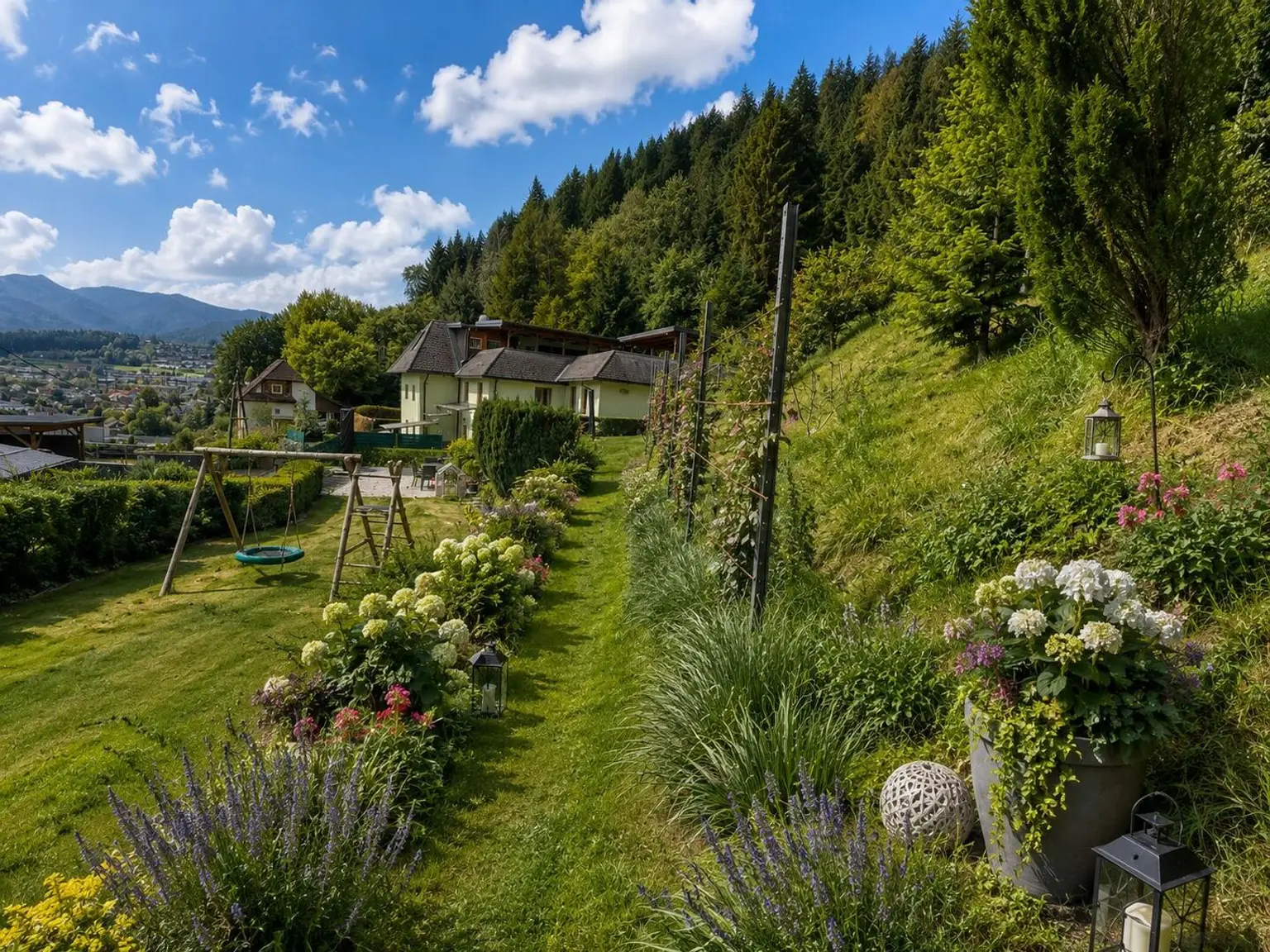 Blick in den Garten