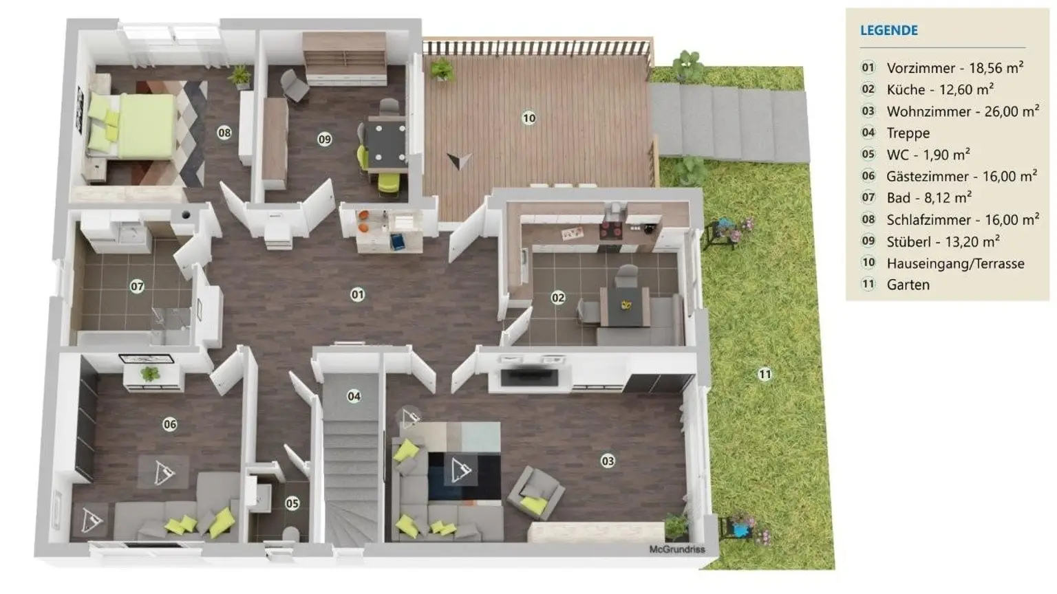 "Miethaus mit Terrasse und Garten - Breitenlee - Neuessling"