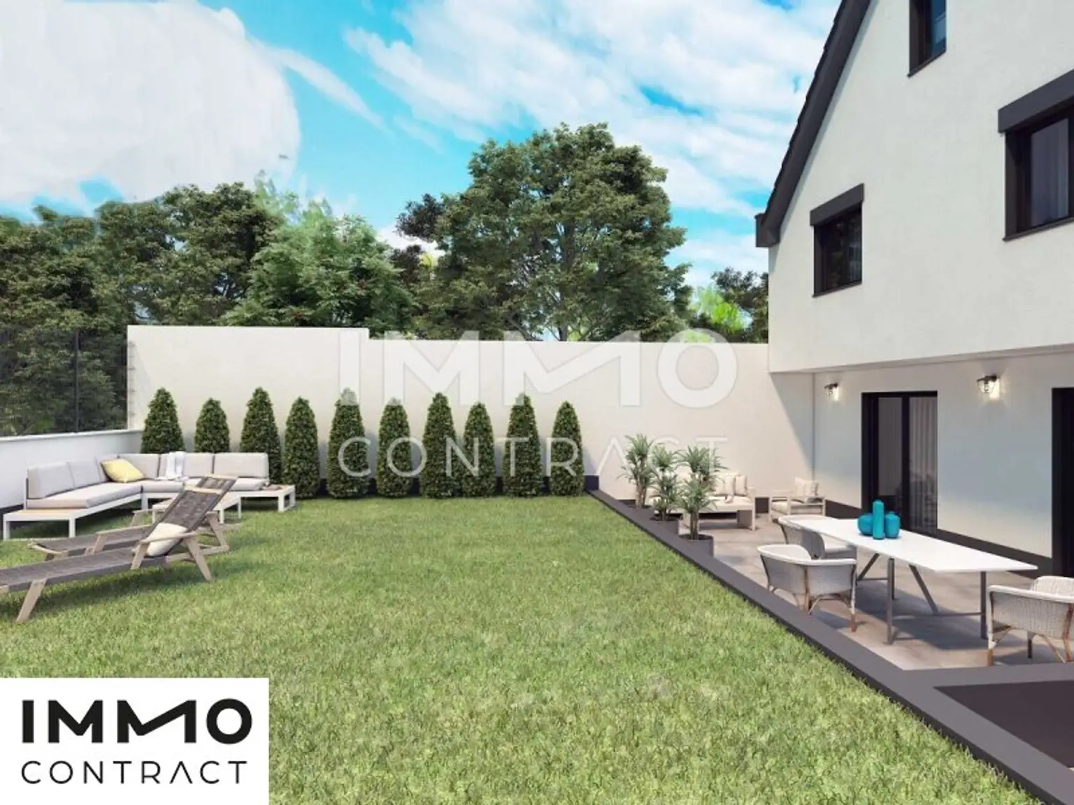 Gartenansicht Haus 4