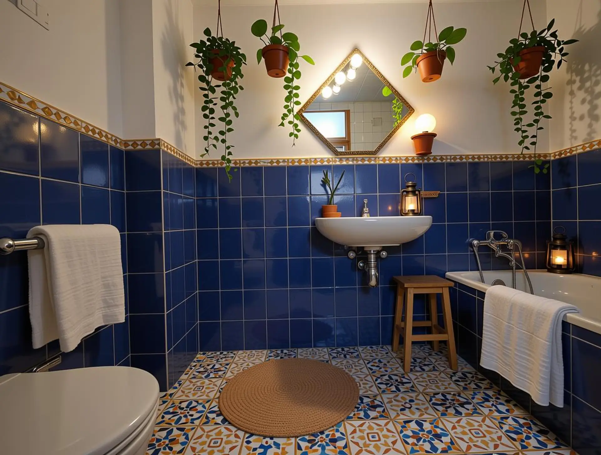 Illustratorische Einrichtung Bad im OG 1