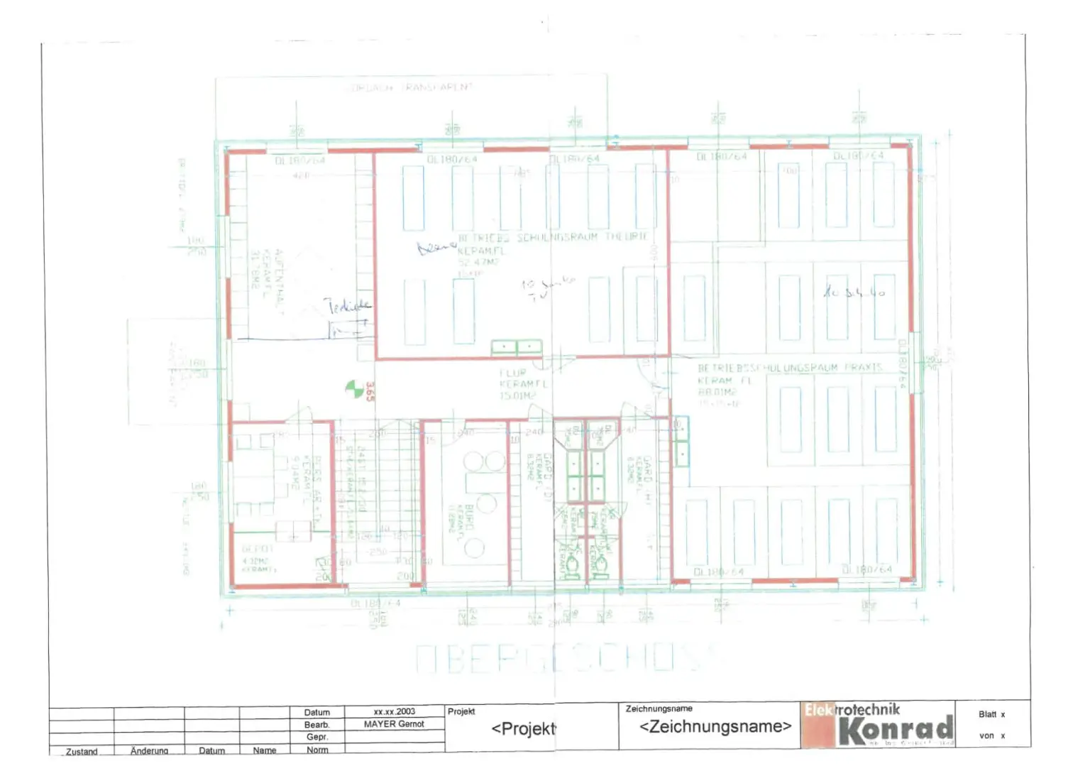 Modernes Bürohaus mit flexibel gestaltbaren Großraumbüros im Industriepark St. Veit