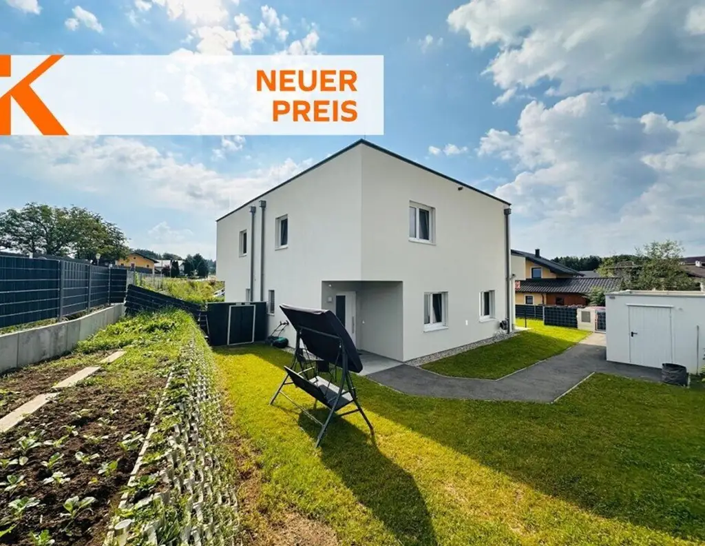 Kirchberg bei Mattighofen- Neuwertige Doppelhaushälfte in idyllischer Lage