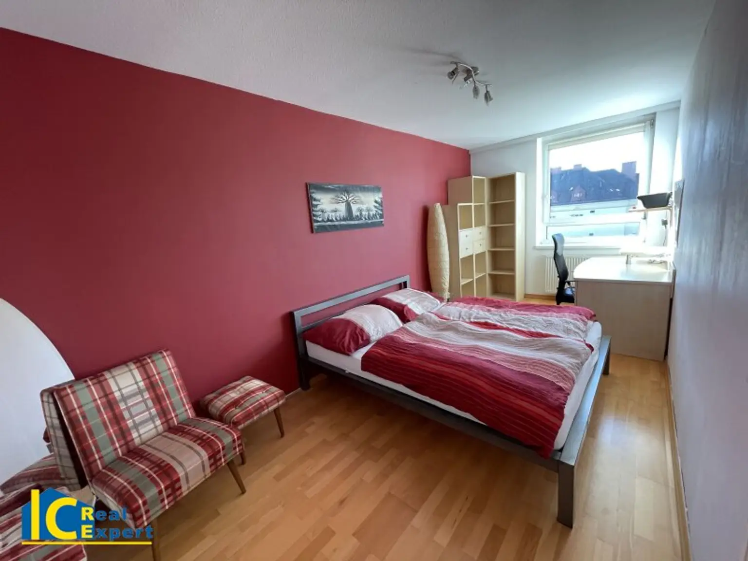 Freundliches und gemütliches Schlafzimmer