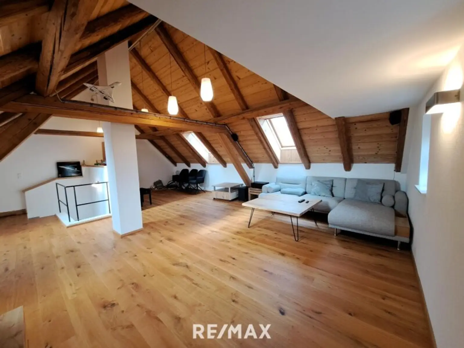 Wohnraum im Dachgeschoß