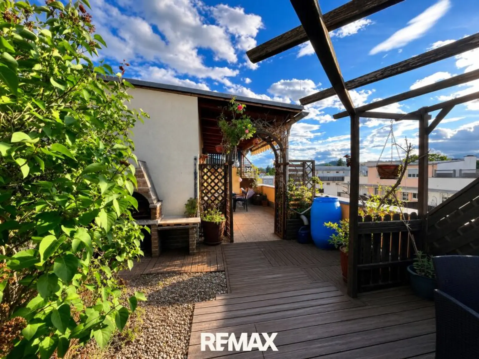 Terrasse, digitales Staging