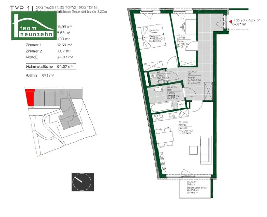 Ungergasse: Sonnige Mietwohnung mit Parkblick wartet auf Sie!