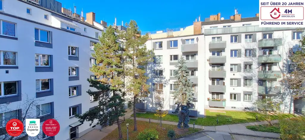 🌿 Ruhig ☀️ Hell 📍 Zentral – 2-Zimmer-Wohnung im Quergebäude mit Lift