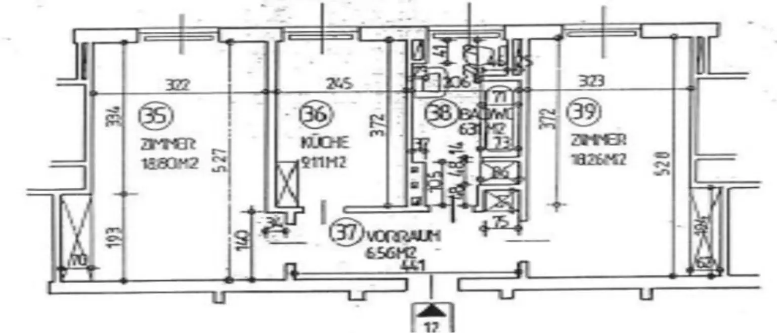 Kompakte 2-Zimmer Wohnung mit möblierter, NEUER Küche und Parkplatz