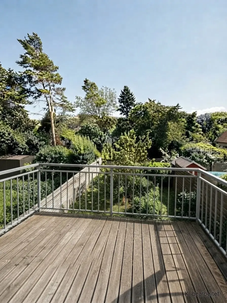 3 Zimmer Wohnung in Stockerau Balkon mit Grünblick
