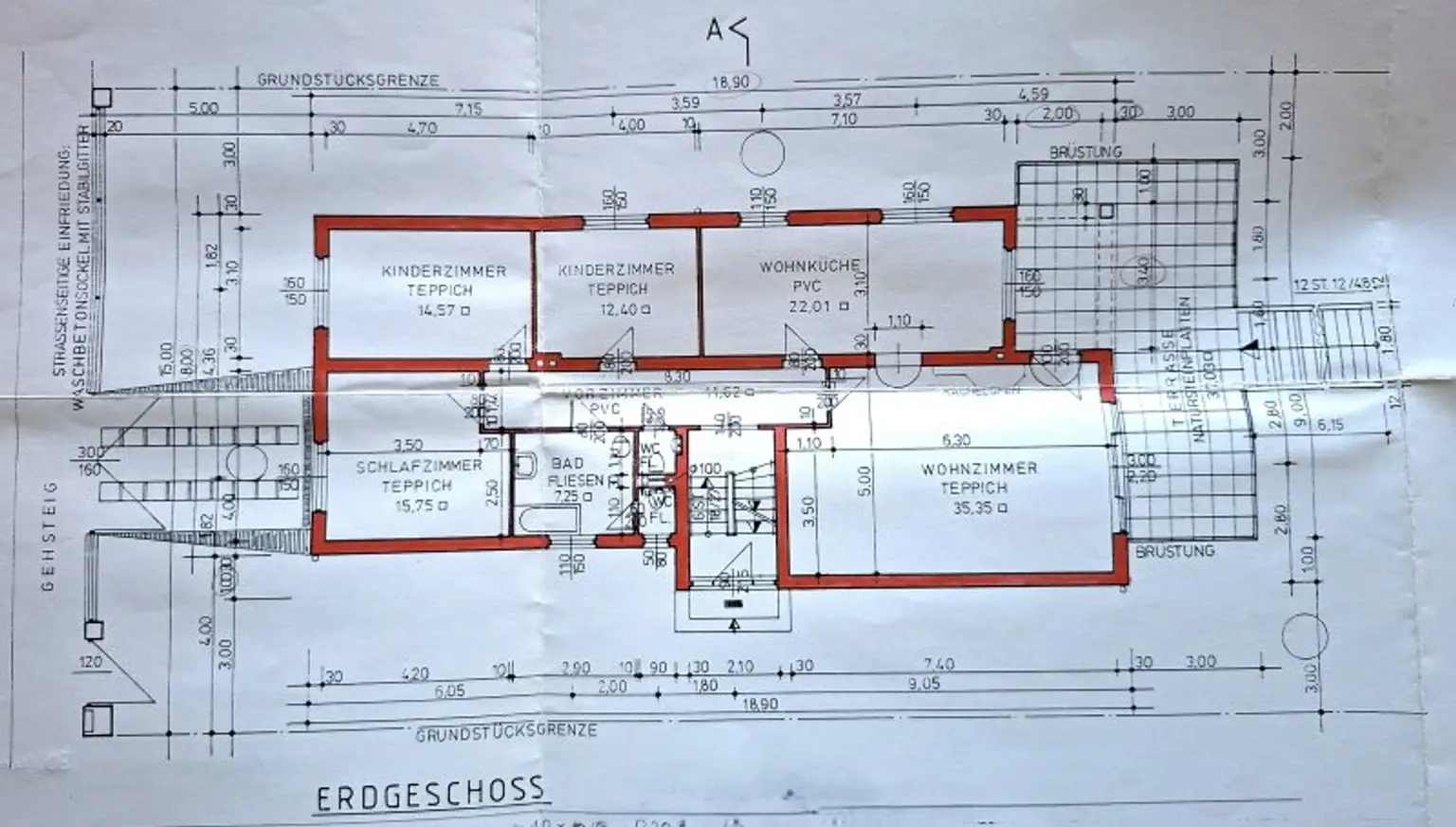 Einfamilienhaus in ruhiger Siedlungslage mit großem Garten (Pachtgrund)