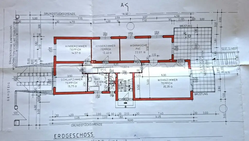Einfamilienhaus in ruhiger Siedlungslage mit großem Garten (Pachtgrund)