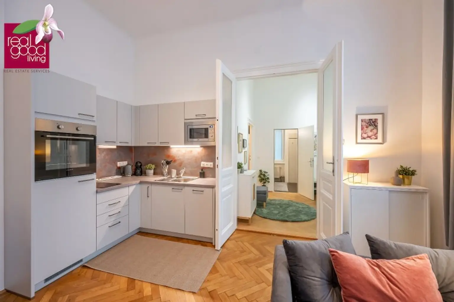 Altbau-Cityapartment komplett hofseitig & ruhig – sofort bezugsfertig | 3 Zimmer