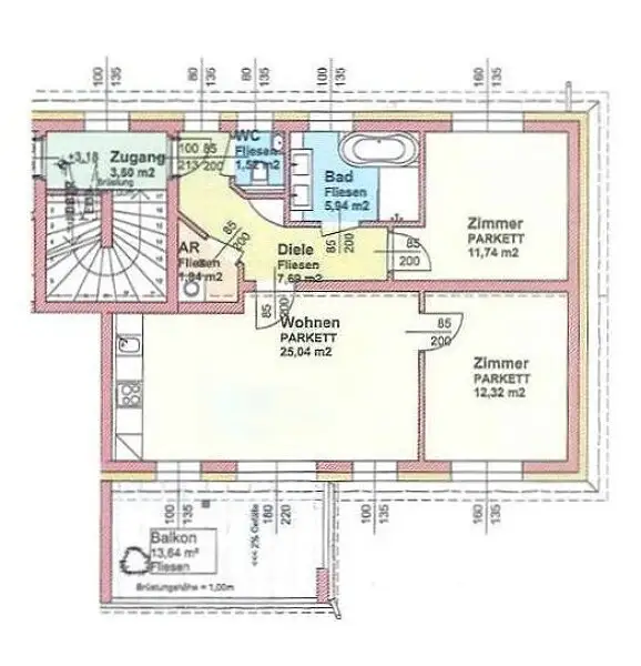 Neuwertige und sonnige Wohnung mit Carport! Vollmöbliert!