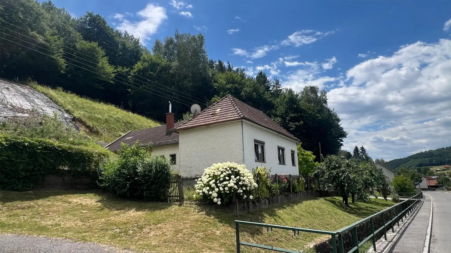 Ansicht von der Straße