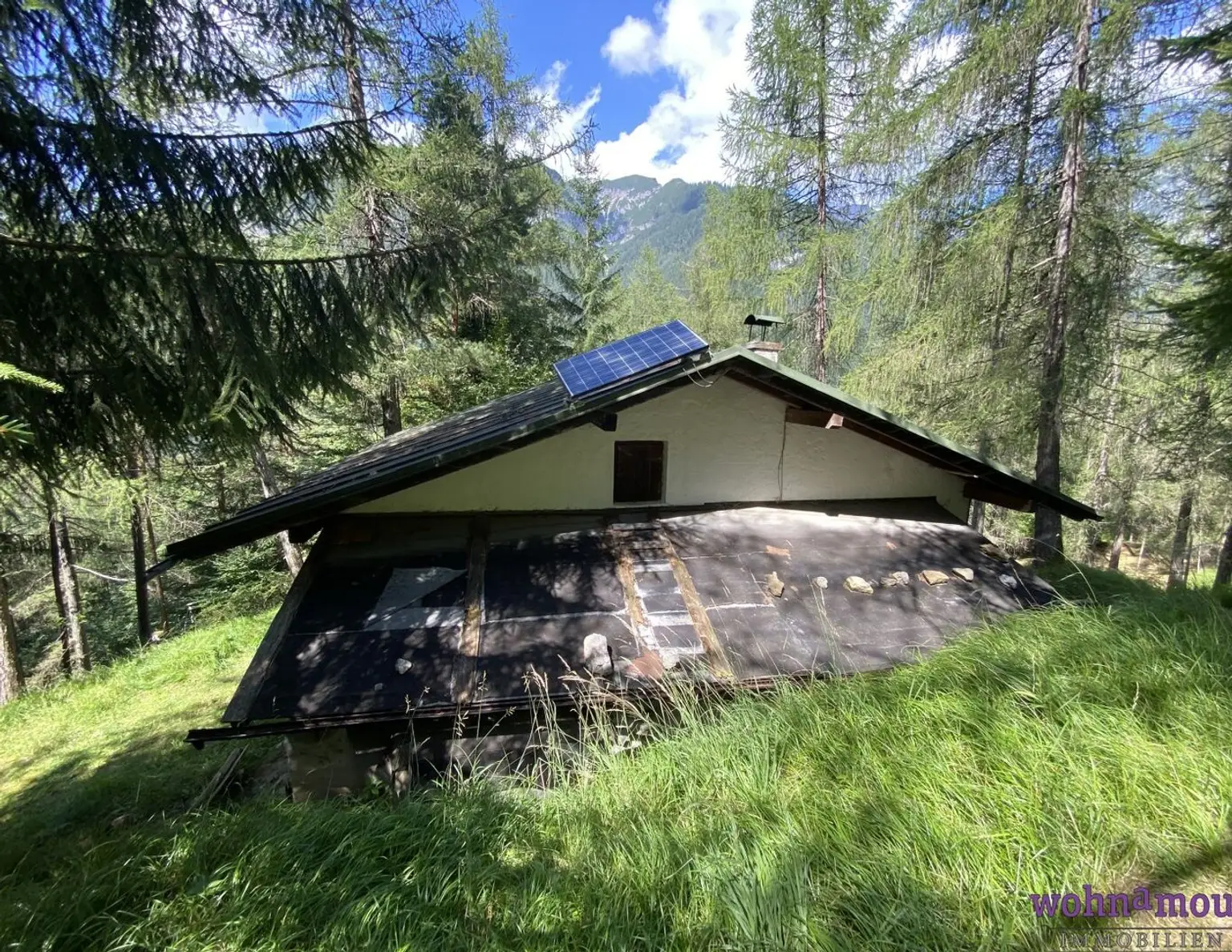 Für Sanierungskünstler: Hütte mit Freizeitwohnsitz zu verkaufen