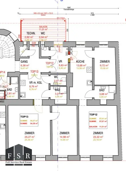 5-Zimmer-Altbauwohnung mit Balkon, lichtdurchflutet und ruhig in guter Lage des 5. Bezirks - zukünftige U-Bahnnähe