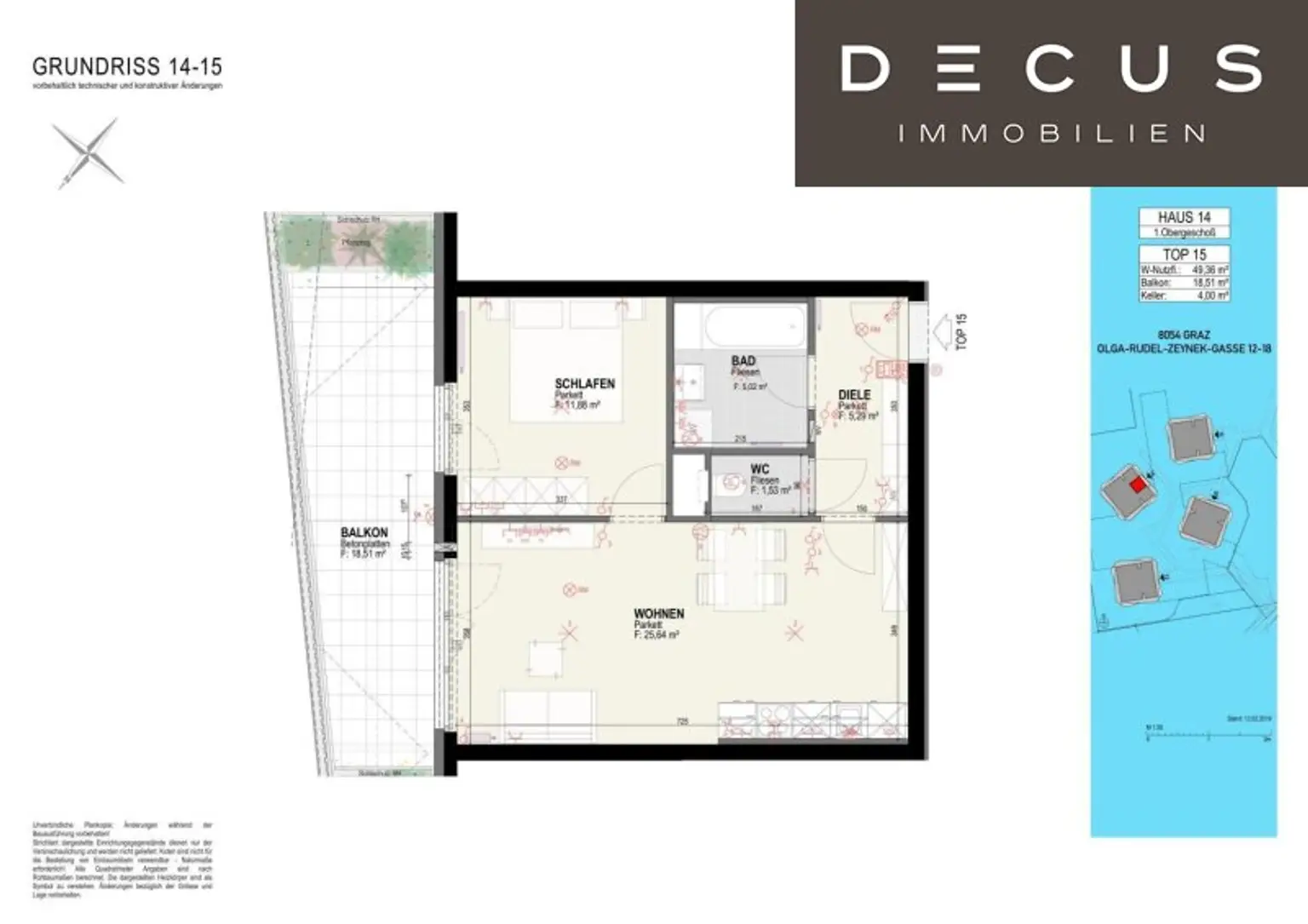 | 2 MONATE MIETFREI ! | BALKONWOHNUNG | GREEN CITY LIVING | 2-ZIMMER