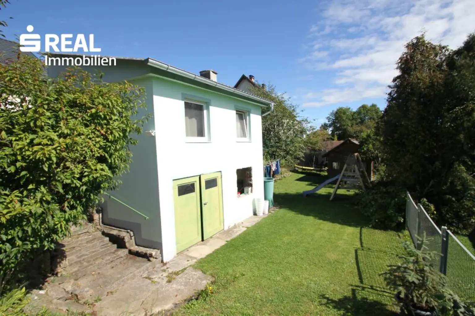 Garten und Zubau Haus
