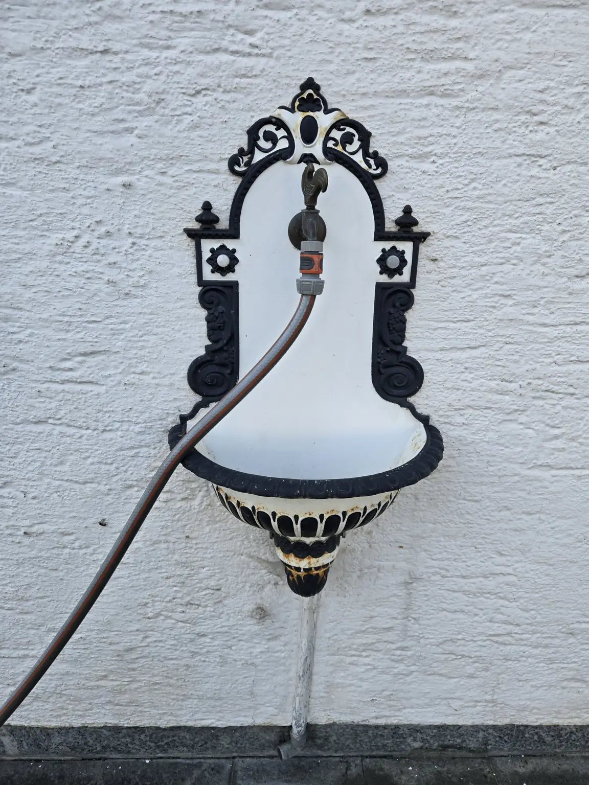 Wasseranschluss außen für Garten