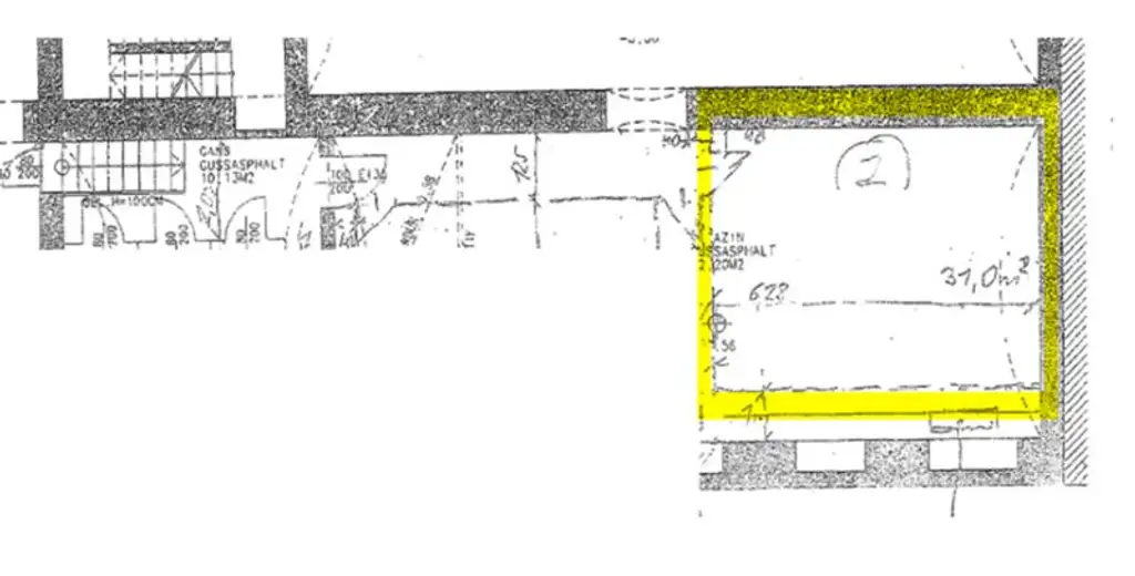 BÖRSE-NÄHE, ESSLINGGASSE, 31 m2 Lagerraum, Belüftung, Estrichboden, Kellergeschoß ohne Aufzug