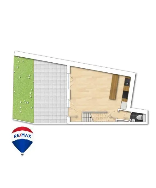 Grundriss Garten-Geschoß schön