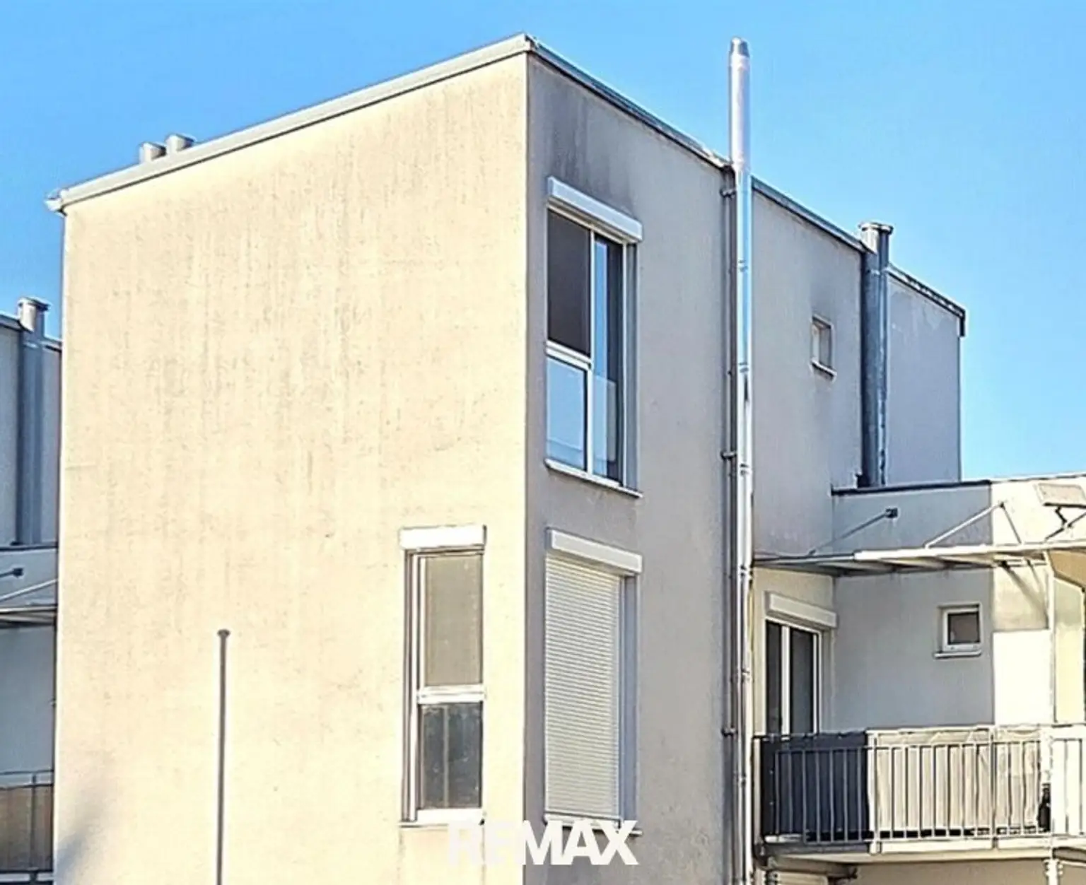 Ansicht süd-/west mit Loggia