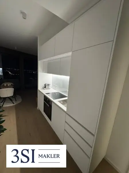 Exklusive möblierte Wohnung in den DANUBEFLATS mit phantastischem Ausblick