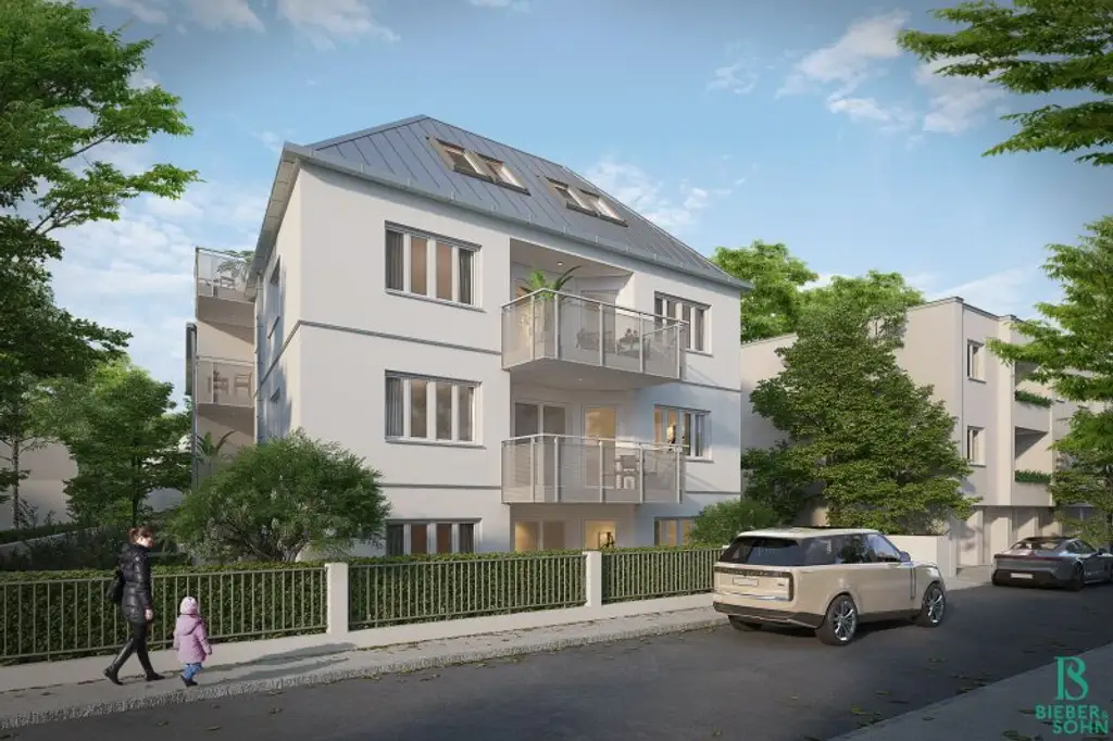 Provisionsfrei! Für hohe Ansprüche – elegante Eigentumswohnungen mit Gärten, Terrassen und Balkone! Garagenplatz inklusive! Schlüsselfertig!