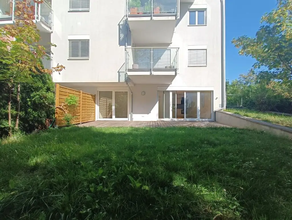 Wohn(t)raum im Grünen! Großzügige Neubau-Wohnung mit Garten inkl. PKW-Stellplatz im 19. Bezirk! Wohnküche! 2 Zimmer! Terrasse! Fußbodenheizung!