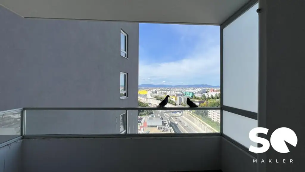 # SQ  - MODERNE 2 ZIMMER IN EINEM HOCHHAUS - NEUBAUWOHNUNG MIT BALKON - NÄHE KURPARK OBERLAA - 14. ETAGE - WEITBLICK